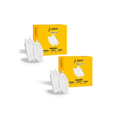 Image of Jaquar Strella Slim 5W Square Recess Down Light (Pack of 2)