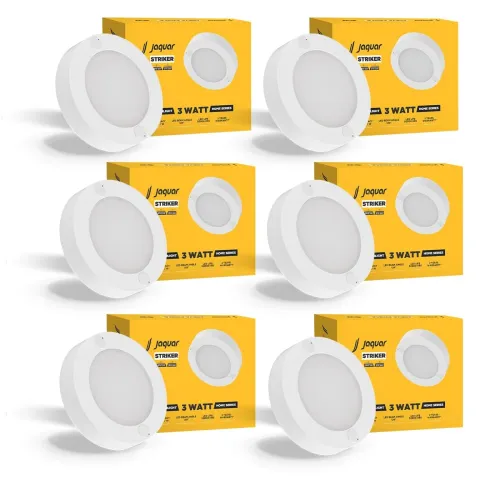 Image of Jaquar 3W Striker Mini Surface Downlight Red (Pack of 6)