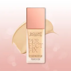 JAQUILINE USA Perfect Fix Hydrating Serum Foundation | With Hyaluronic Acid & Vitamin E | Lightweight, Long-Wear & Moist