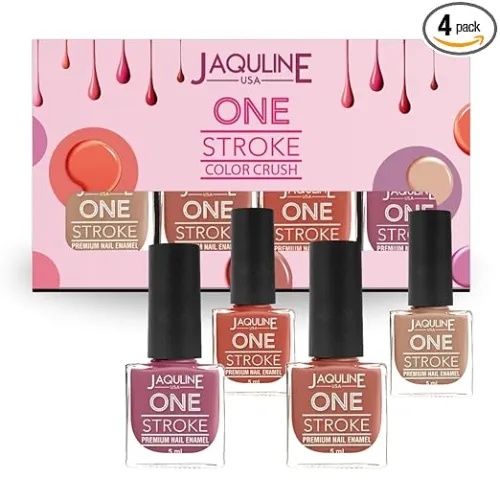 Image of Jaquline USA Color Crush Matte Nail Paint Set Of 4