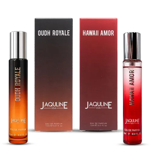 Image of JAQULINE USA Mini Pocket Perfume Combo (15ml x 2)