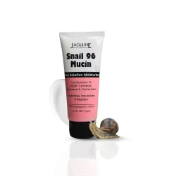 JAQULINE USA Snail Mucin All-in-One Moisturizer | Long-Lasting Hydration | Deeply Moisturizes & Restores Skin Barrier | Infused with Hyaluronic Acid - 50ml