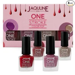 Jaquline USA Color POP Matte Nail Paint Set – 4×5ml