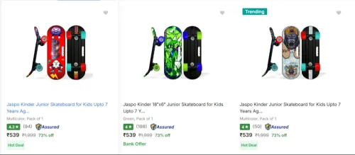 Image of Jaspo Skateboards at Minimum 73% Discount 
