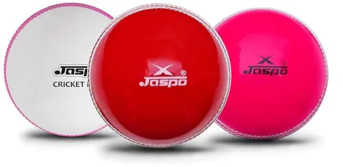 Image of Jaspo T-20 Cricket Ball (Pack of 3, Multicolor)