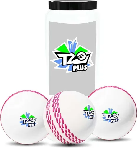 Image of Jaspo T-20 Plus Practice Cricket Ball / Wind Balls 