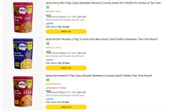 Jatara Snacks & Nameens starting @ ₹95