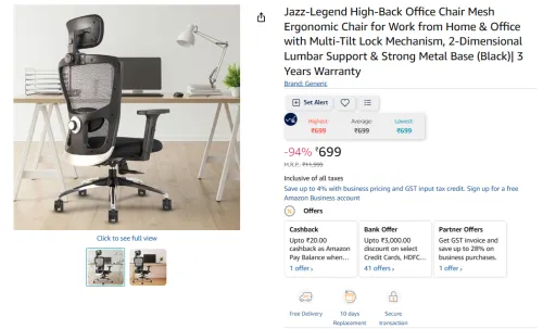 Image of Jazz-Legend High-Back Office Chair