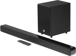JBL Cinema SB240 2.1, Dolby digital, Wired Subwoofer, HDMI 110 W Bluetooth Soundbar (Black, Stereo Channel)
