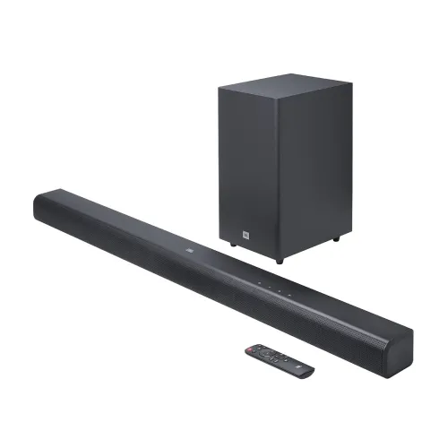 Image of JBL Cinema SB590 Deep Bass, Dolby Atmos Soundbar with Wireless Subwoofer