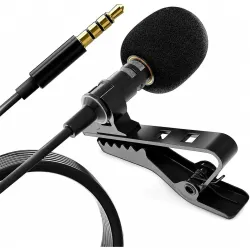 JBL Clip-On Lavalier Microphone (3.5mm, 1.5M)