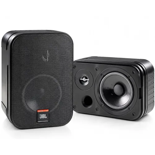 Image of JBL Control One PRO (Pair) Commercial Sound Wall Mount Wired Speakers (Black)