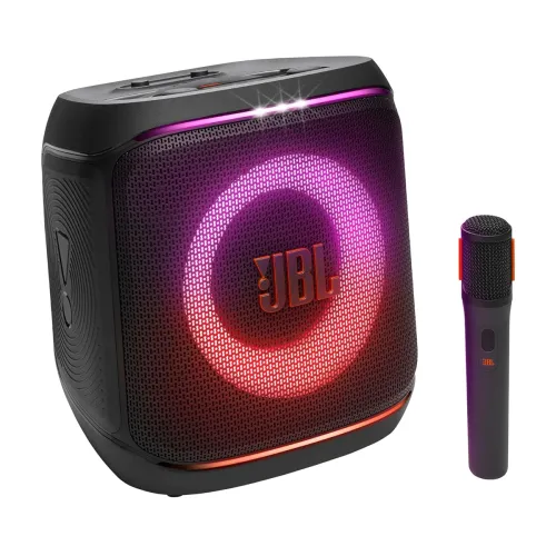 Image of JBL Partybox Encore 2 with Mic, Wireless Bluetooth Party Speaker, AI Sound Boost, Dynamic Light Show, Upto 15Hrs Playtim