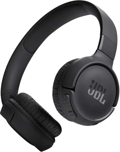 Image of JBL Tune 520 BT 57Hr Playtime, Pure Bass, Multi Connect 5.3LE Bluetooth Headset (Black, On the Ear)