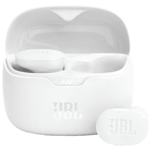 Image of JBL Tune Buds (White) - TWS Earbuds with ANC & Pure Bass