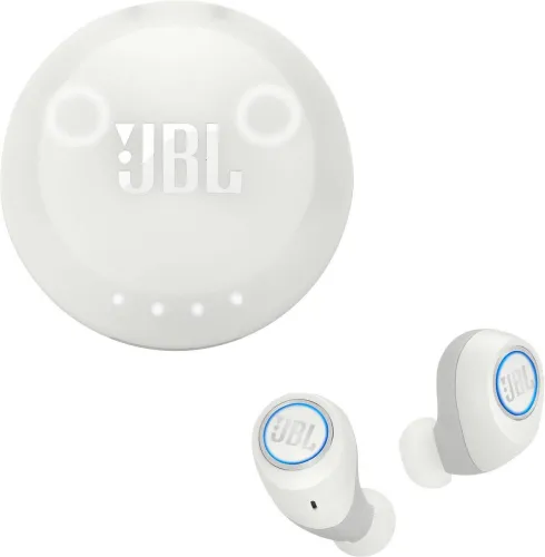 Image of JBL FREEX with IPX5 SplashProof Bluetooth  (White, True Wireless)