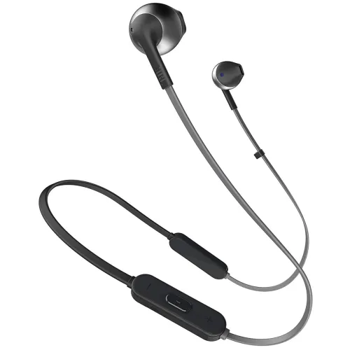 Image of JBL T205BT Wireless Bluetooth In-Ear Headphones with Mic (Black)