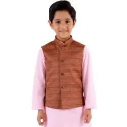 JBN Creation VASTRAMAY Boys Coffee Brown