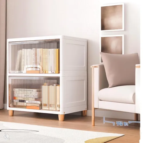 Image of JD FRESH 2 Tier Foldable Plastic Rack for Storage 