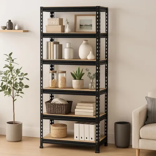 Image of JD FRESH 6-Shelf Adjustable Boltless Metal Shelving Unit