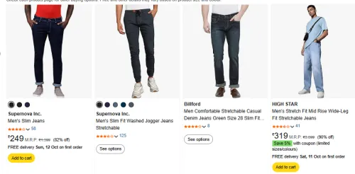 Image of Jeans Starts @ ₹249