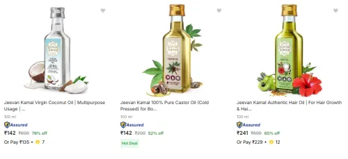 Image of Jeevan Kamal Hair Oil upto 79% Discount