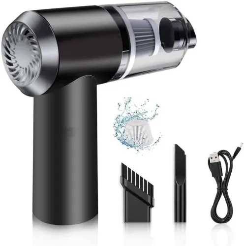 Image of JERITO 3 in 1 Portable High Power Car Vacuum Cleaner USB Rechargeable