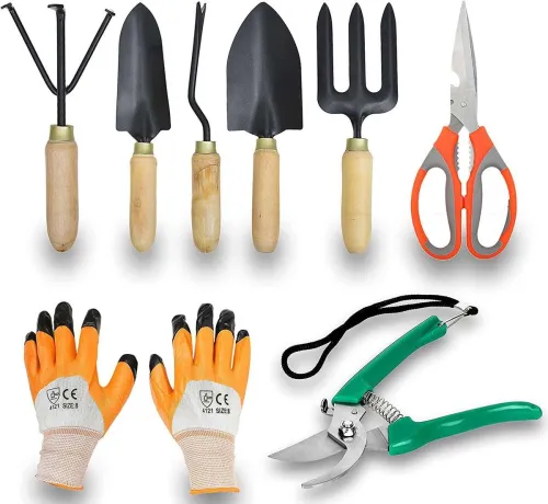 Image of JetFire 8-Piece Gardening Tool Kit