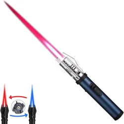 Jet Flame Lightr | Metal Body Camping Lightr | Windproof Lightrs | Torch lighters Bright Fire Lightr with Safety Lock an