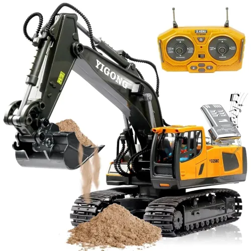Image of JETRA Remote Control Excavator RC Digger Toy 