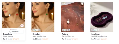 Image of Jewellery at minimum 80% Discount
