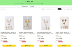 Jewellery Set Buy 2 For ₹199