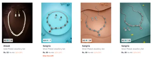 Image of Jewellery Sets starting at ₹83