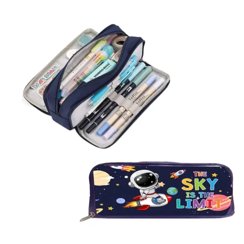 Image of Jiada Space Astronaut Large Capacity Pencil Case 