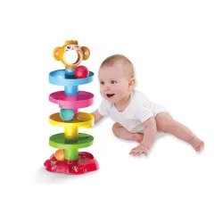 JIADA Swirl Ball Ramp Educational Toy Puzzle Rolling Ball