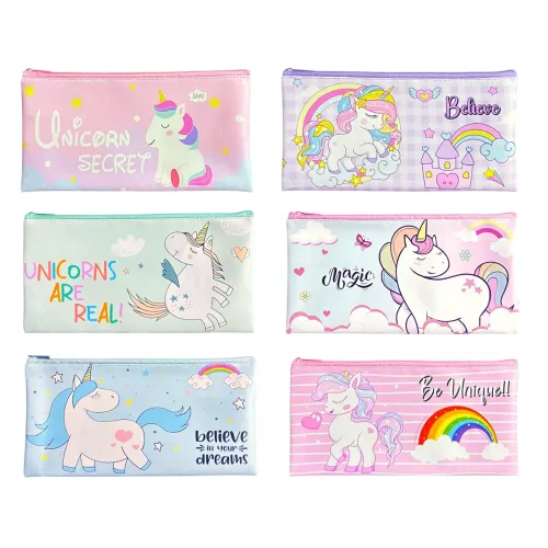 Image of Jiada Unicorn Pencil Pouch (Pack of 6)
