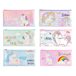 Jiada Unicorn Pencil Pouch (Pack of 6)