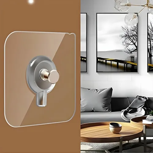 Image of JIALTO 10 Pcs Heavy-Duty Adhesive Wall Hooks