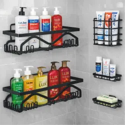 JIALTO 5-in-1 Bathroom Organizer Combo