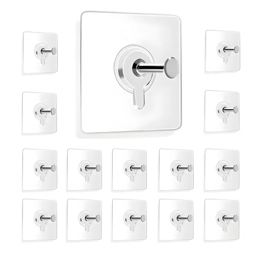Image of Jialto Adhesive Wall Hooks (20 Pack)