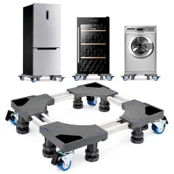 JIALTO Adjustable Washing Machine Stand Trolley
