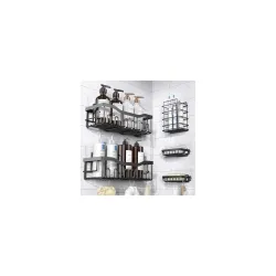 JIALTO Bathroom Wall Shelf 2Pcs