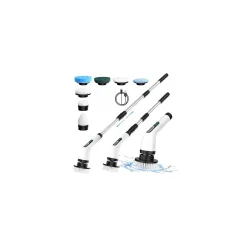 JIALTO Electric Spin Scrubber with 7-in-1 Brush Heads