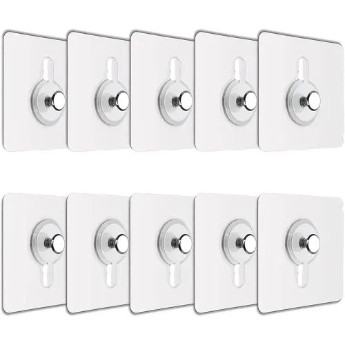 Image of JIALTO Plastic 10Pcs Wall hooks 