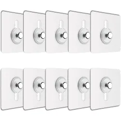 JIALTO Plastic 10Pcs Wall hooks 