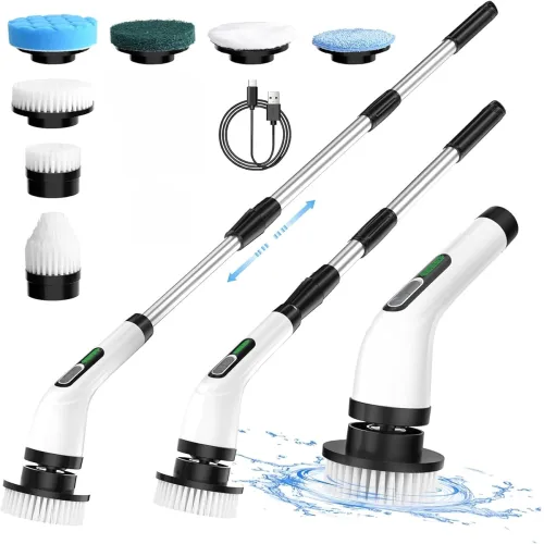 Image of JIALTO Plastic Electric Spin Scrubber for Cleaning