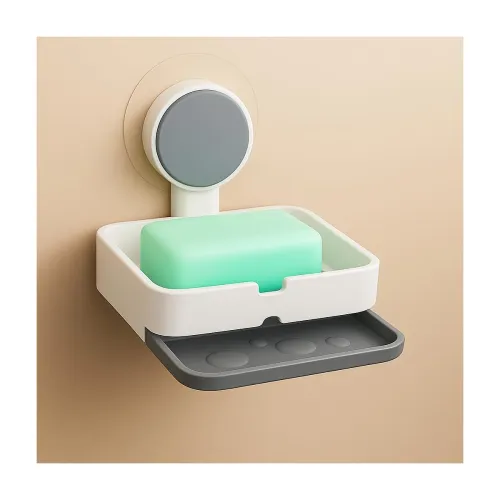 Image of JIALTO Plastic Wall Mounted Soap Holder 