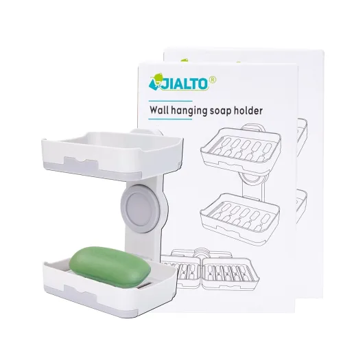 Image of JIALTO Wall-Mounted Double Layer Soap Holder