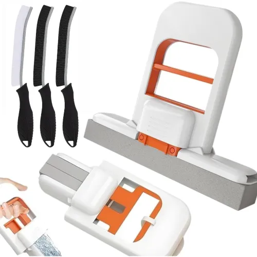 Image of JICOOT Foldable Self-Squeeze Sponge Cleaning Mop