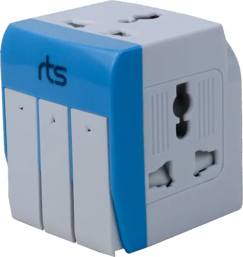 Image of Jihaan 3-Way Switched Adaptor (Individual Switches)